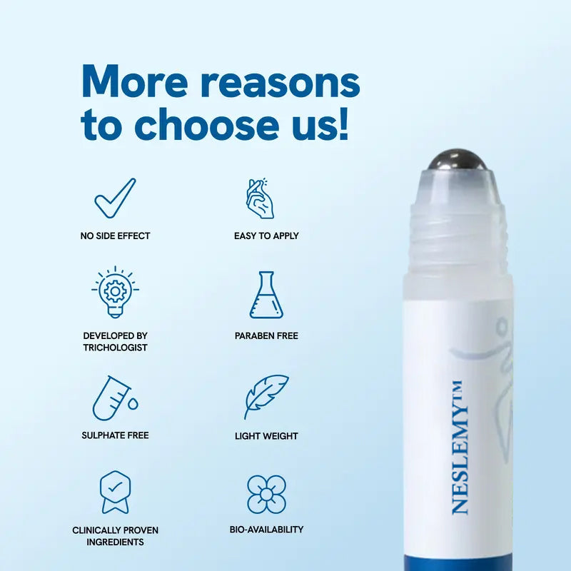 Hair Growth Roll-On Serum – See hair growth in 4 weeks