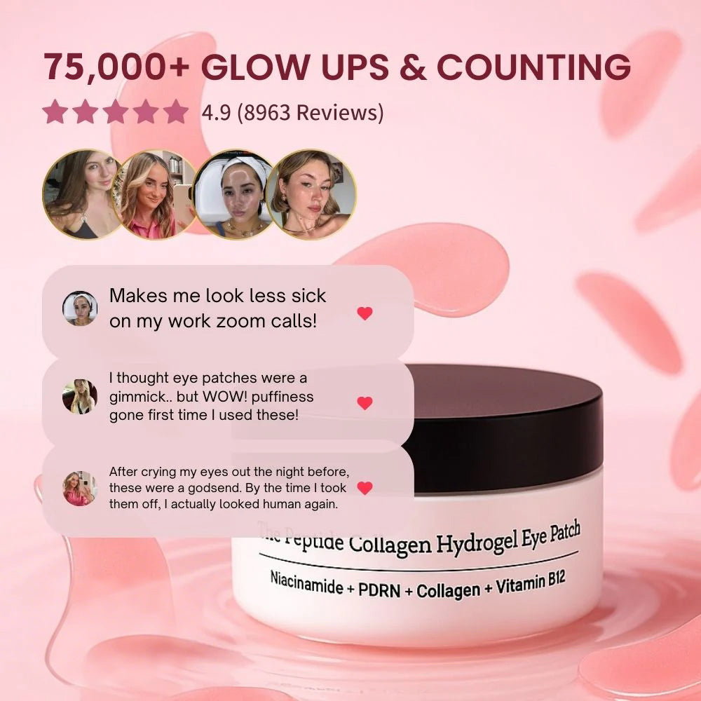 ✨ Instantly awaken your skin! LOVILDS™ Peptide Collagen Hydrating Eye Patches — Reduce eye bags & dark circles in 5 minutes