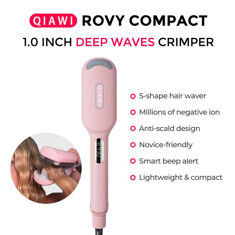 ⭐⭐Final 4 Hours: 60% OFF COMPACT Hair Waver Crimper