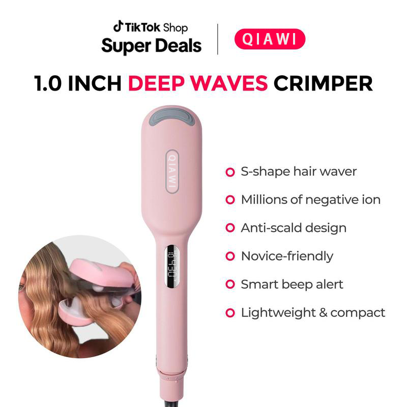 ⭐⭐Final 4 Hours: 60% OFF COMPACT Hair Waver Crimper