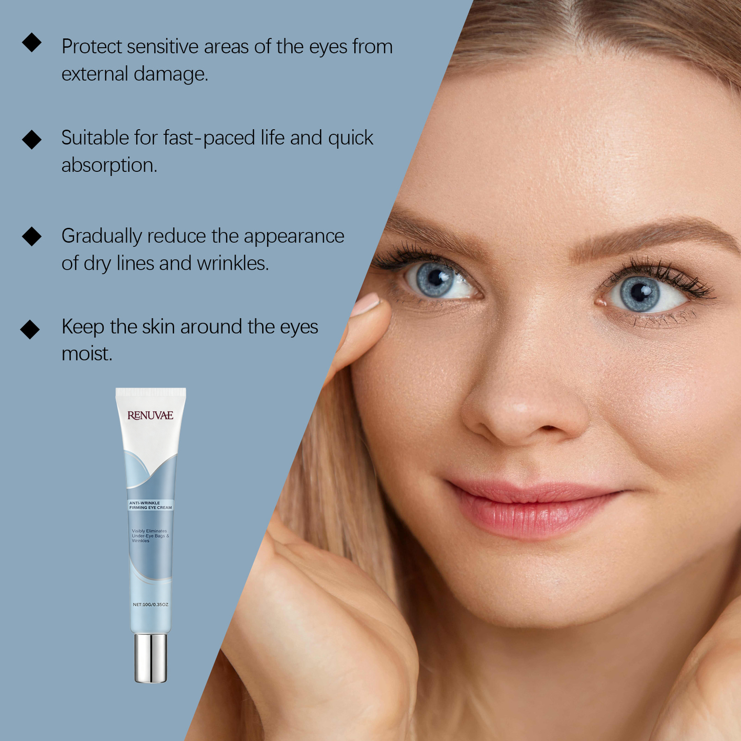 Renuvae™ Instant Face Temporary Tightener – Instant visible results in 30 seconds