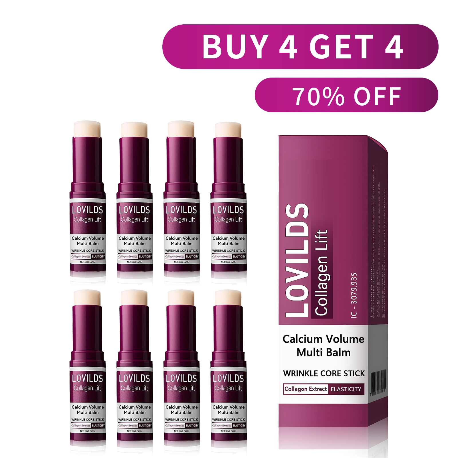 ✨ Buy 4 Get 4 Free ✨8Pieces