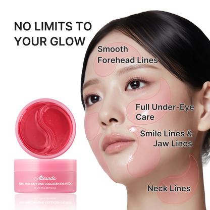 [NEW] 🎁Hot Sale Up to 60% off-🏆:PDRN Pink Caffeine Collagen Eye Patch