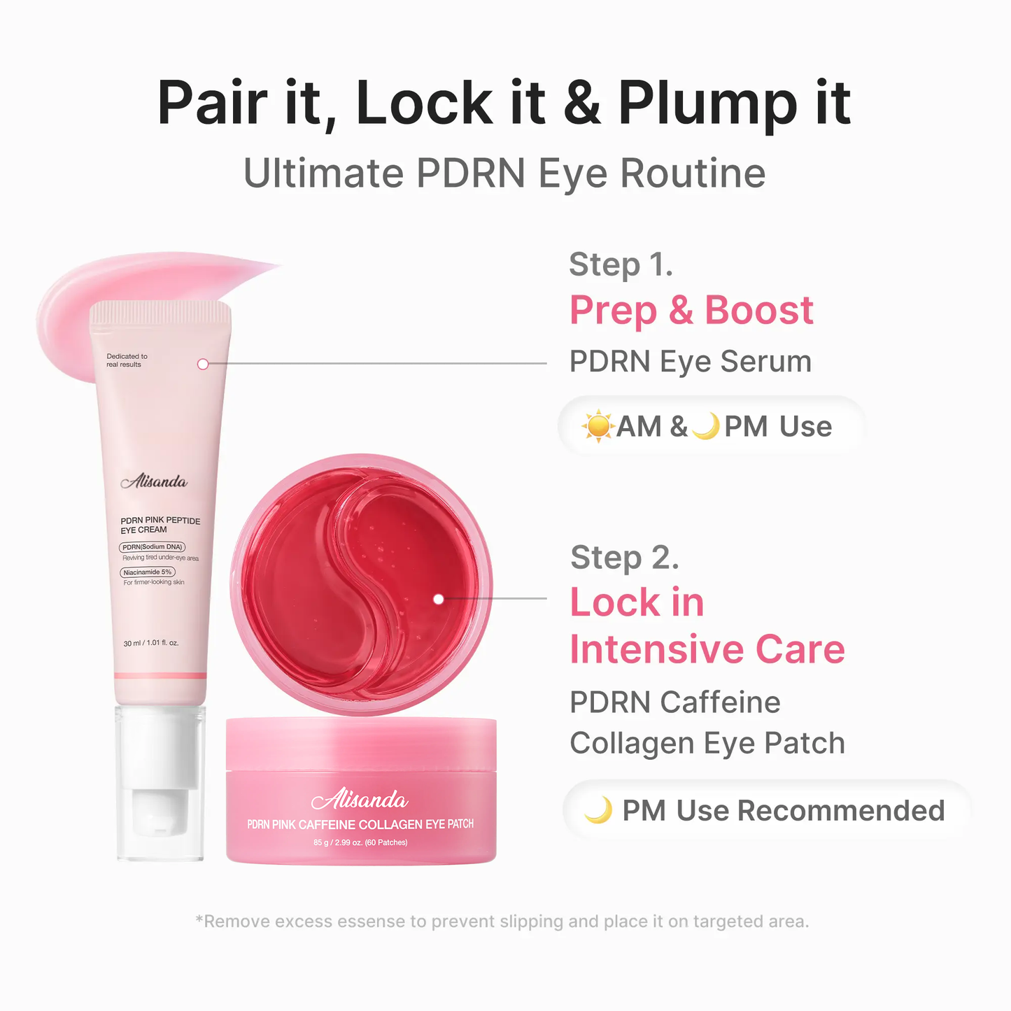 [NEW] 🎁Hot Sale Up to 60% off-🏆:PDRN Pink Caffeine Collagen Eye Patch
