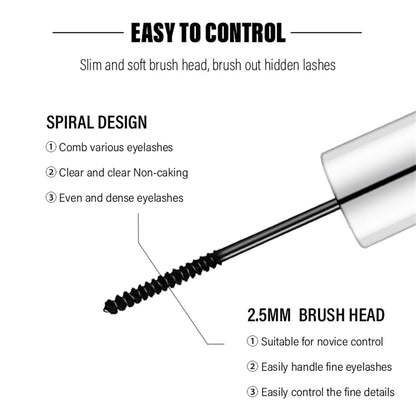Thick, Curling, Long-lasting Mascara, Waterproof, Sweat-proof, Lengthening, Non-smudged