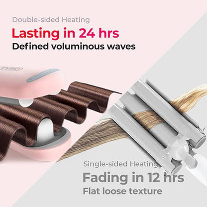 ⭐⭐Final 4 Hours: 60% OFF COMPACT Hair Waver Crimper