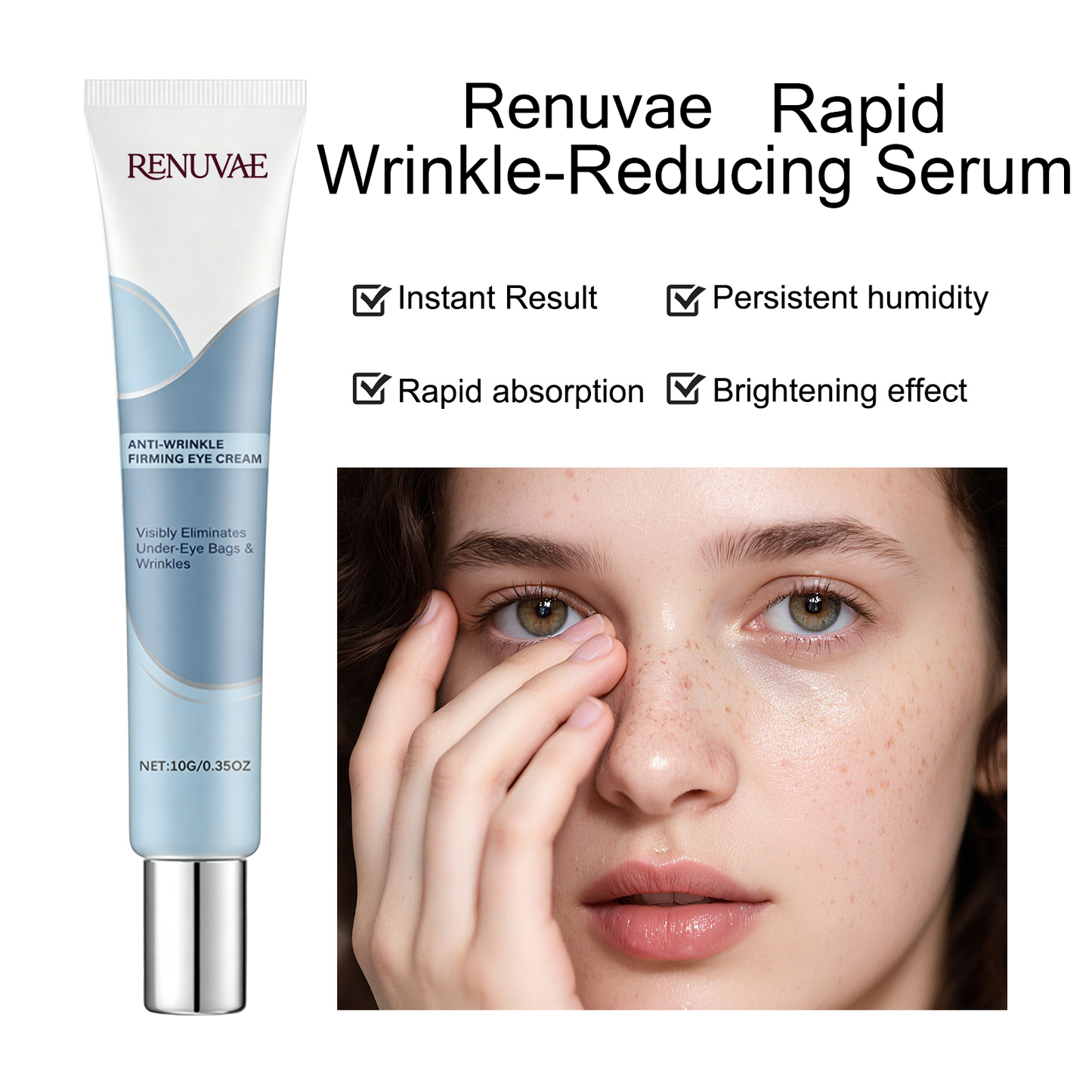Renuvae™ Instant Face Temporary Tightener – Instant visible results in 30 seconds