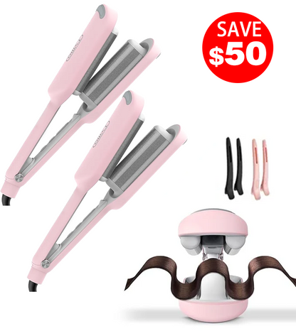⭐⭐Final 4 Hours: 60% OFF COMPACT Hair Waver Crimper