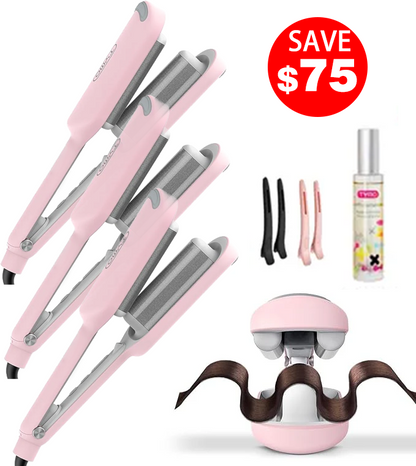 ⭐⭐Final 4 Hours: 60% OFF COMPACT Hair Waver Crimper